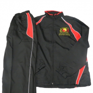 QKD BLACK-RED TRACK SUIT